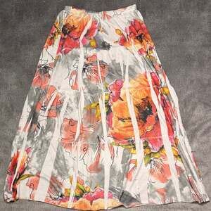 Y2k Floral Graphic Maxi Skirt